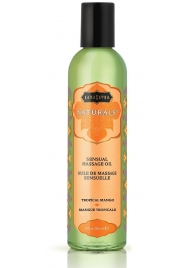 Массажное масло Naturals Tropical Mango с ароматом манго - 236 мл. - Kama Sutra - купить с доставкой в Красноярске