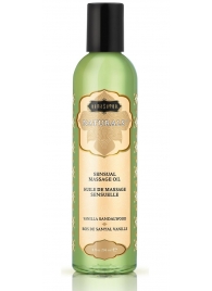 Массажное масло Naturals Vanilla Sandalwood с ароматом ванили и сандала - 236 мл. - Kama Sutra - купить с доставкой в Красноярске