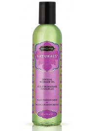 Массажное масло Naturals Island Passion Berry с ароматом тропических фруктов - 236 мл. - Kama Sutra - купить с доставкой в Красноярске