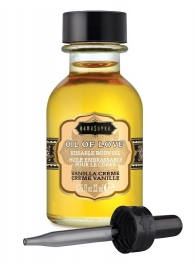 Масло для ласк с ароматом ванили Oil of Love Vanilla Creme - 22 мл. - Kama Sutra - купить с доставкой в Красноярске