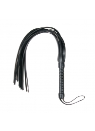 Черный флоггер Flogger Whip - 46 см. - Easy toys - купить с доставкой в Красноярске