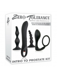 Набор стимуляторов простаты Intro To Prostate Kit - Zero Tolerance - в Красноярске купить с доставкой