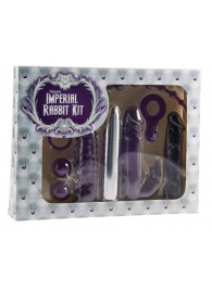 Набор фиолетовых стимуляторов Imperial Rabbit Kit - Toy Joy - купить с доставкой в Красноярске