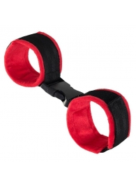Красно-черные велюровые оковы Anonymo - ToyFa - купить с доставкой в Красноярске
