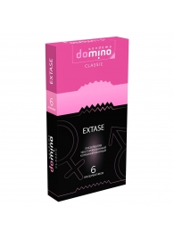 Презервативы с точками и рёбрышками DOMINO Classic Extase - 6 шт. - Domino - купить с доставкой в Красноярске