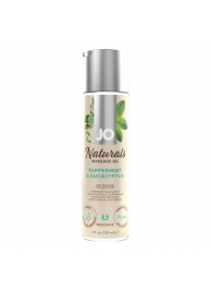 Массажное масло с ароматом перечной мяты и эвкалипта JO Naturals Peppermint   Eucalyptus - 120 мл. - System JO - купить с доставкой в Красноярске