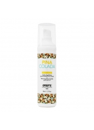 Разогревающее массажное масло с ароматом пина колада Gourmet Pina Colada - 50 мл. - Exsens - купить с доставкой в Красноярске