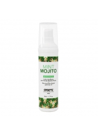 Разогревающее массажное масло с ароматом мохито Gourmet Mint Mojito - 50 мл. - Exsens - купить с доставкой в Красноярске