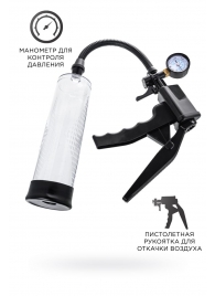 Прозрачная механическая помпа для пениса Viggo - Sexus - в Красноярске купить с доставкой