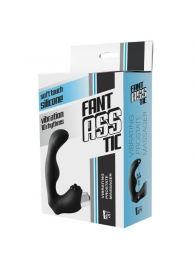 Черный вибромассажер простаты FantASStic Vibrating Prostate Massager - 11,3 см. - Dream Toys - в Красноярске купить с доставкой