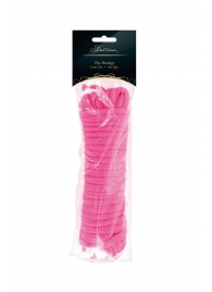 Розовая веревка для связывания Sweet Caress Rope - 10 метров - Sweet Caress - купить с доставкой в Красноярске