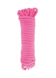 Розовая веревка для связывания Sweet Caress Rope - 10 метров - Sweet Caress - купить с доставкой в Красноярске