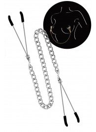 Регулируемые зажимы для сосков Sweet Caress Nipple Chain - Sweet Caress - купить с доставкой в Красноярске