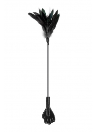 Двусторонний стек-щекоталка Sweet Caress Feather Whip - 58 см. - Sweet Caress - купить с доставкой в Красноярске