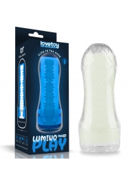 Светящийся в темноте мастурбатор Lumino Play Masturbator Ribbed - Lovetoy - в Красноярске купить с доставкой