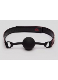 Кляп-шар на двусторонних ремешках Reversible Silicone Ball Gag - Fifty Shades of Grey - купить с доставкой в Красноярске