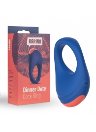 Синее эрекционное кольцо RRRING Dinner Date Cock Ring - FeelzToys - в Красноярске купить с доставкой