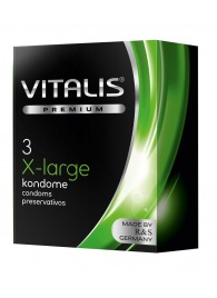 Презервативы увеличенного размера VITALIS PREMIUM x-large - 3 шт. - Vitalis - купить с доставкой в Красноярске
