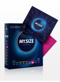 Презервативы MY.SIZE размер 64 - 3 шт. - My.Size - купить с доставкой в Красноярске