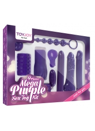 Эротический набор Toy Joy Mega Purple - Toy Joy - купить с доставкой в Красноярске