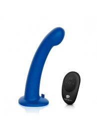 Синяя насадка Remote Control P-Spot G-Spot с черными трусиками - 20 см. - Pegasus - купить с доставкой в Красноярске