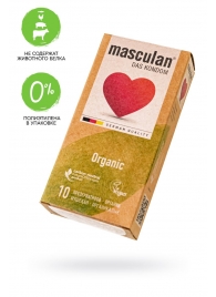 Экологически чистые презервативы Masculan Organic - 10 шт. - Masculan - купить с доставкой в Красноярске