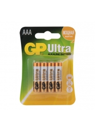 Батарейки алкалиновые GP Ultra Alkaline 24А AАA/LR03 - 4 шт. - Элементы питания - купить с доставкой в Красноярске