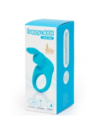 Голубое эрекционное виброкольцо Happy Rabbit Rechargeable Rabbit Cock Ring - Happy Rabbit - в Красноярске купить с доставкой