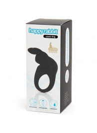 Черное эрекционное виброкольцо Happy Rabbit Rechargeable Rabbit Cock Ring - Happy Rabbit - в Красноярске купить с доставкой