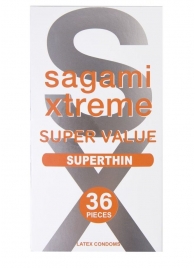 Ультратонкие презервативы Sagami Xtreme Superthin - 36 шт. - Sagami - купить с доставкой в Красноярске