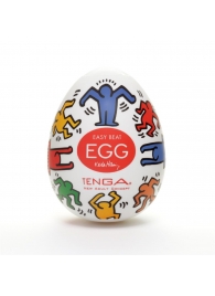 Мастурбатор-яйцо Keith Haring EGG DANCE - Tenga - в Красноярске купить с доставкой