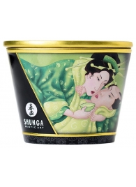 Массажная свеча Exotic Green Tea с ароматом зелёного чая - 170 мл. - Shunga - купить с доставкой в Красноярске