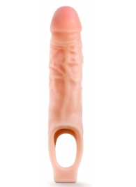 Телесная насадка на пенис 9 Inch Cock Sheath Extender - 22,2 см. - Blush Novelties - в Красноярске купить с доставкой