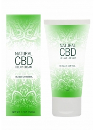 Крем-пролонгатор Natural CBD Delay Cream - 50 мл. - Shots Media BV - купить с доставкой в Красноярске