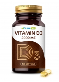 Пищевая добавка SuperCaps VITAMIN D3 2000 ME - 120 капсул - SuperCaps - купить с доставкой в Красноярске