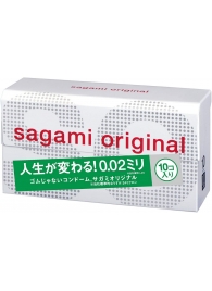 Ультратонкие презервативы Sagami Original 0.02 - 10 шт. - Sagami - купить с доставкой в Красноярске