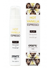 Возбуждающий гель Hot Vanilla Espresso Arousal Gel - 15 мл. - Exsens - купить с доставкой в Красноярске