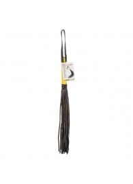 Черная плеть с желтой рукоятью Boundless Flogger - 69,25 см. - California Exotic Novelties - купить с доставкой в Красноярске