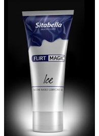 Силиконовая гель-смазка FLIRT MAGIC Ice с лёгким пролонгирующим эффектом - 75 мл. - Sitabella - купить с доставкой в Красноярске