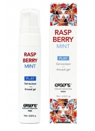 Возбуждающий гель Raspberry Mint с ароматом малины и мяты - 15 мл. - Exsens - купить с доставкой в Красноярске