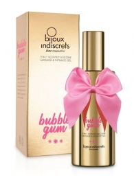Гель с ароматом жвачки Bubblegum 2-in-1 Scented Silicone Massage And Intimate Gel - 100 мл. - Bijoux Indiscrets - купить с доставкой в Красноярске