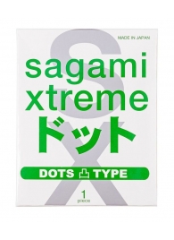 Презерватив Sagami Xtreme Type-E с точками - 1 шт. - Sagami - купить с доставкой в Красноярске