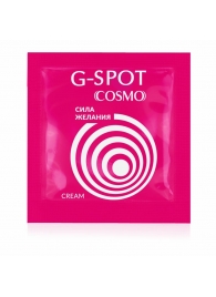 Стимулирующий интимный крем для женщин Cosmo G-spot - 2 гр. - Биоритм - купить с доставкой в Красноярске