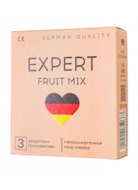 Ароматизированные презервативы EXPERT Fruit Mix - 3 шт. - Expert - купить с доставкой в Красноярске