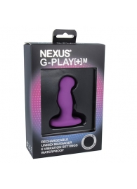 Фиолетовая вибровтулка Nexus G-Play+ M - Nexus Range - в Красноярске купить с доставкой
