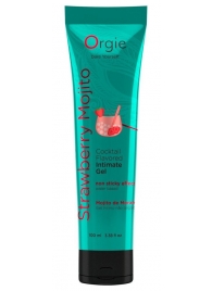 Съедобный интимный гель Orgie Lube Tube Cocktail Strawberry Mojito - 100 мл. - ORGIE - купить с доставкой в Красноярске