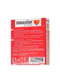 Презервативы Masculan Sensitive plus - 3 шт. - Masculan - купить с доставкой в Красноярске