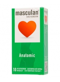 Презервативы анатомической формы Masculan Anatomic - 10 шт. - Masculan - купить с доставкой в Красноярске