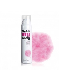 Массажная хрустящая пенка Tickle My Body Cotton Candy с ароматом сладкой ваты - 150 мл. - Love to Love - купить с доставкой в Красноярске