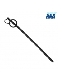 Черный стимулятор уретры Sex Expert - Sex Expert - купить с доставкой в Красноярске